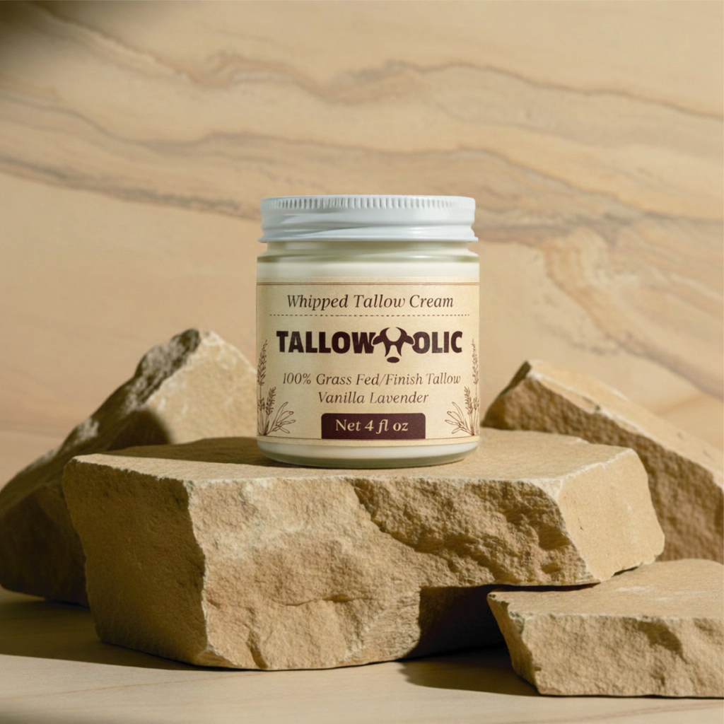 Tallowholic whipped tallow cream